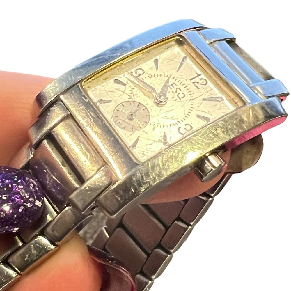 ESQ. ESQUIRE STAINLESS STEEL WATCH